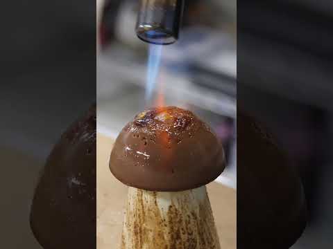 အချိုပွဲ လက်မှုပညာရှင် ၏ Matsutake မှို mousse ကိတ်မုန့် / truffle မှို mousse ကိတ်မုန့်ဖန်တီးခြင်း။
