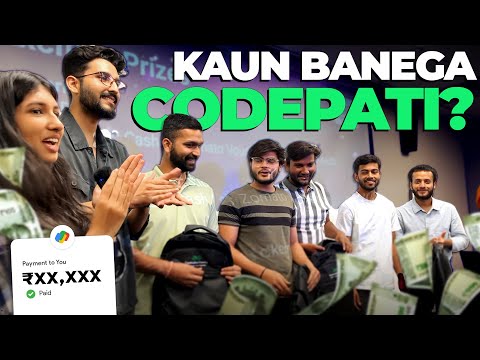 ဗီဒီယို။ GFG ကျောင်းသားများ (20k တန်) 🥳🤑| ပျော်ရွှင်စရာ လုပ်ဆောင်ချက် Kaun Banega Codepati ? 💸