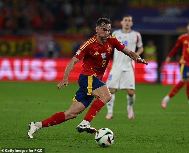 Fabian Ruiz is the highest rated player in the competition so far after starring for Spain