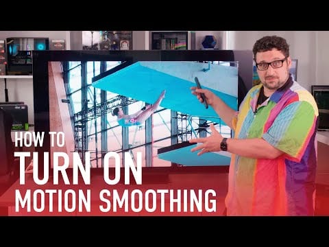အိုလံပစ်ပွဲကြည့်ရန် Motion Smoothing ကိုဖွင့်နည်း
