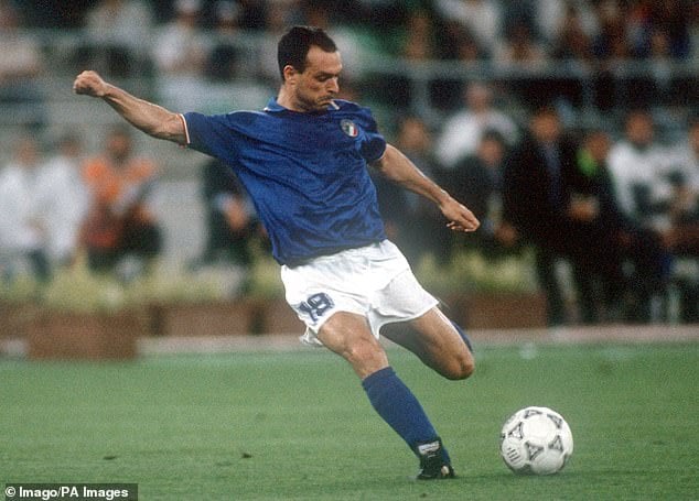 Schillaci was consigned to the bench for the much-awaited opening match against Austria at the Stadio Olimpico in Rome - but he soon took his chance