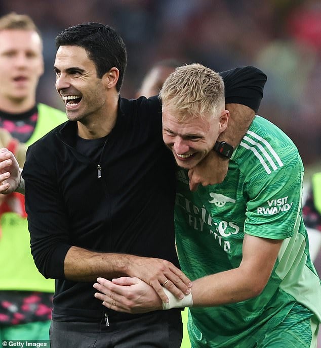 Mikel Arteta suggested he will look to confuse his former goalkeeper Aaron Ramsdale on set-pieces