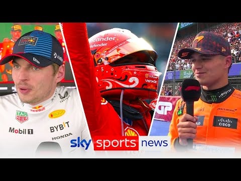 ဗီဒီယို။ F1- Carlos Sainz သည် Mexico City Grand Prix + Max Verstappen နှင့် Lando Norris တို့က ပင်နယ်တီကို တုံ့ပြန်သည်။