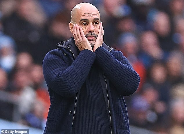 Man City have dropped off massively in the past couple of months and are down in sixth place