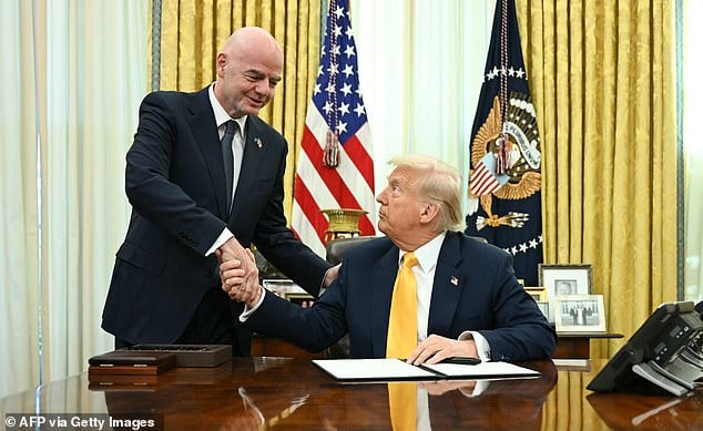 Donald Trump signed an executive order Friday related to security surrounding the World Cup