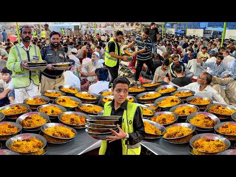 Ramadan ရှိ Grand Free Iftar! မရေမတွက်နိုင်သောလူ Iftar လမ်းပေါ်တွင် အကြီးမားဆုံးလမ်းဘေး Ramadan Ifrar