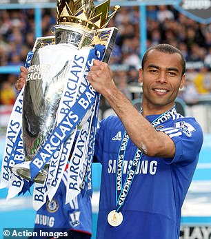 Cole claimed a third Premier League title after moving to Chelsea in a controversial move