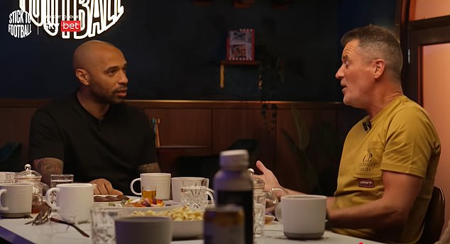 Thierry Henry was stunned by Roy Keane's assessment of his former team-mate Ashley Cole