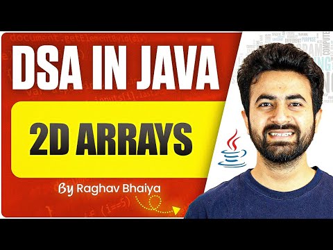ဗီဒီယို။ DSA In Java | 2D Arrays | Java in One Shot | 2D Arrays in Java ...
