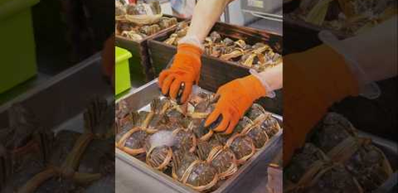 Golden CRAB YOLK！ တရုတ်နို့ကဏန်းဖမ်းခြင်းနှင့် ချက်ပြုတ်ခြင်း / 肥美大閘蟹捕撈၊ 螃蟹餵養-南庄養蟹人家