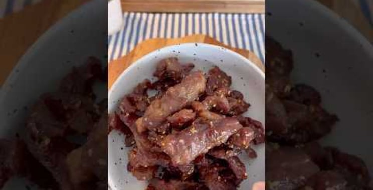 Thai Pork Jerky 😋#cooking #cookingchannel #recipe #easyrecipe #shortvideo #shorts #shortsfeed