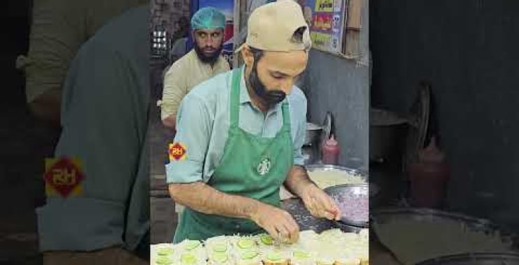 Double Egg Shami Burger | Street Food Egg Anda Bun Kabab Making #foodshorts #shortvideo