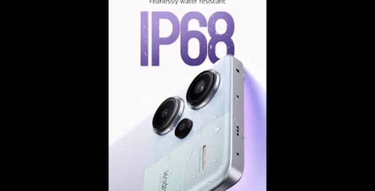 ဗီဒီယို။ IP68 #RedmiNote13Series